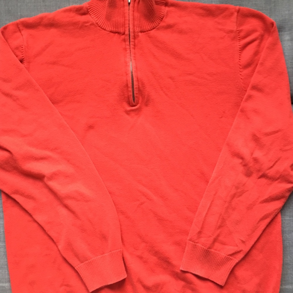 Orange fall sweater